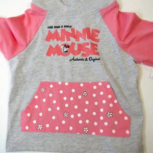 Disney Girls Minnie Mouse Hoodie Sweatshirt